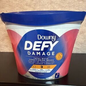 Downy Defy Damage Total Wash Conditioning Beads Floral Scent 18.10 Oz  Sealed P